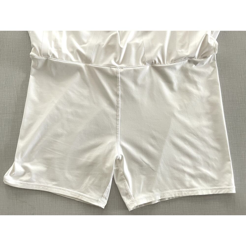 G/Fore Sz L Performance Skort White Stretch Pickleball Tennis Workout Pocket - Picture 10 of 11